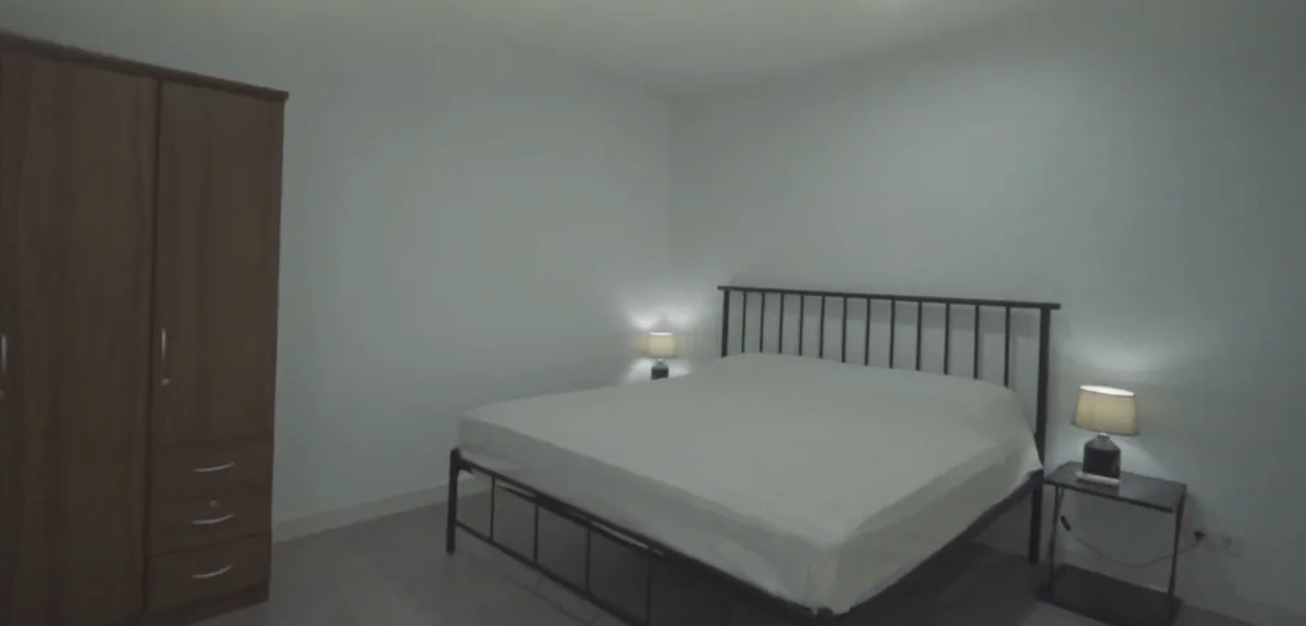 Slaapkamer met tweepersoonsbed